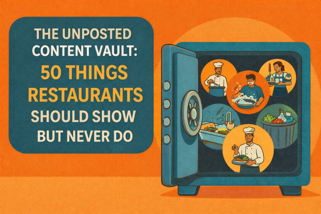 The Unposted Content Vault: 50 Things Restaurants Should Show But Never Do